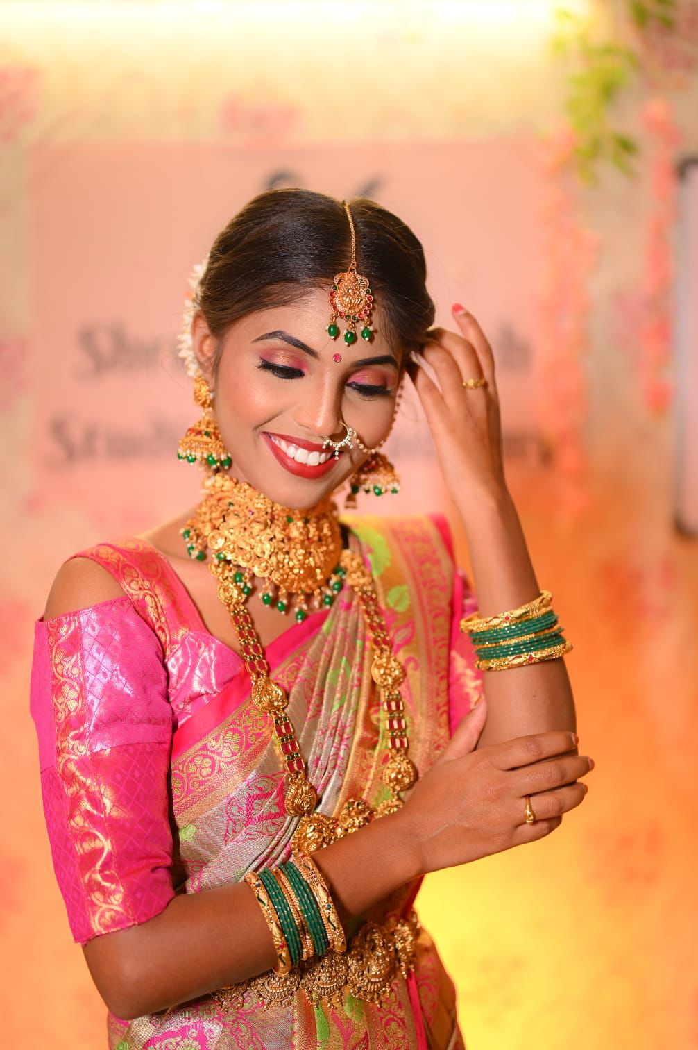 Bridal Makeup Transformation - Professional Wedding Makeup Services in Bangalore - ShruMagicTouch